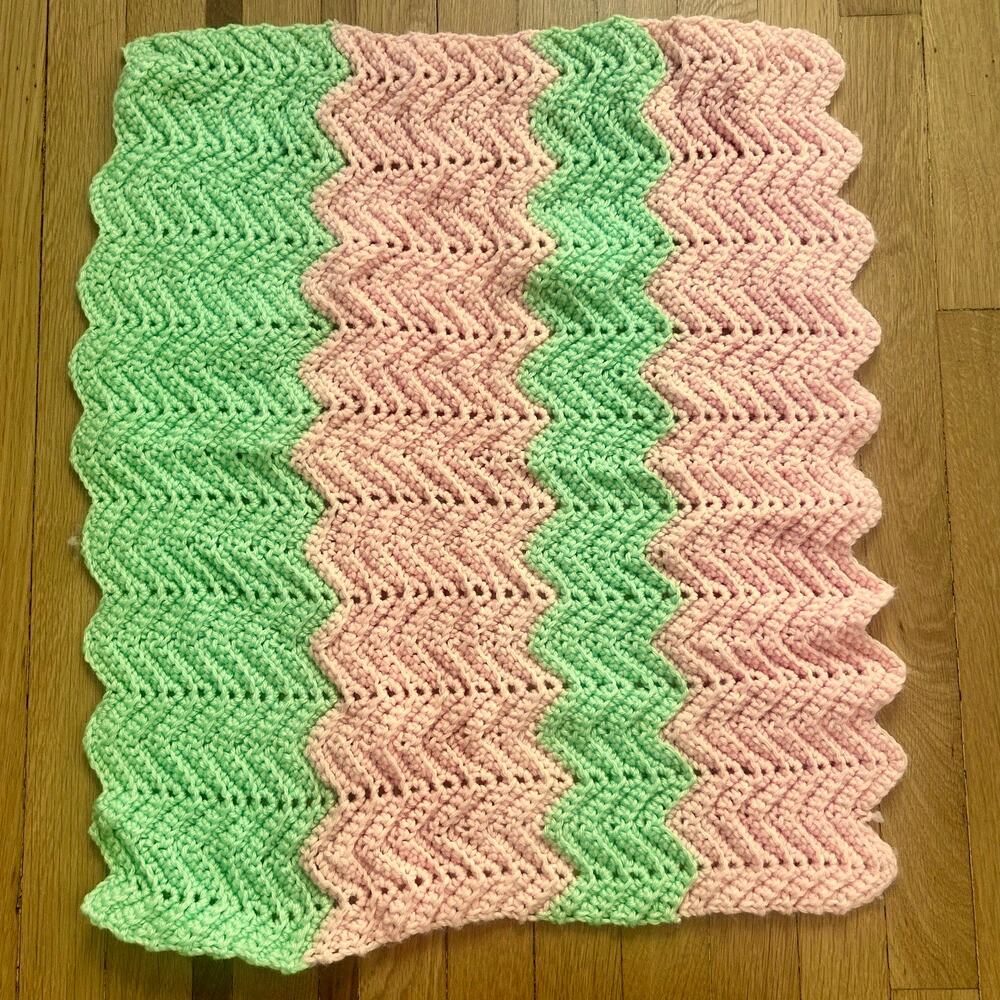 Handmade Crochet Baby Afghan